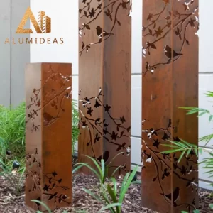 Architectural corten steel beams