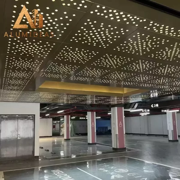 Factory aluminum grid ceilings