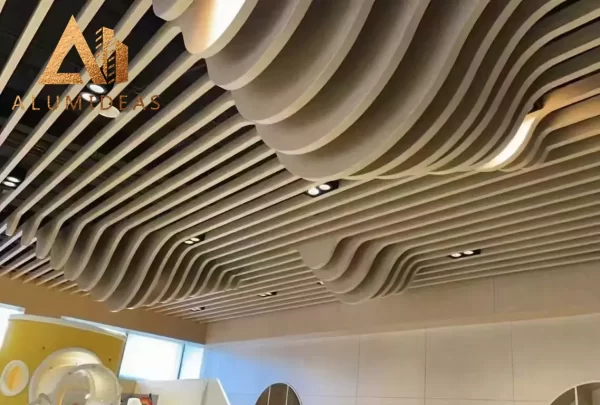 Special wave ceiling decoration