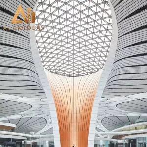 Strip ceiling Hall modern ceiling design Aluminum Ceilings